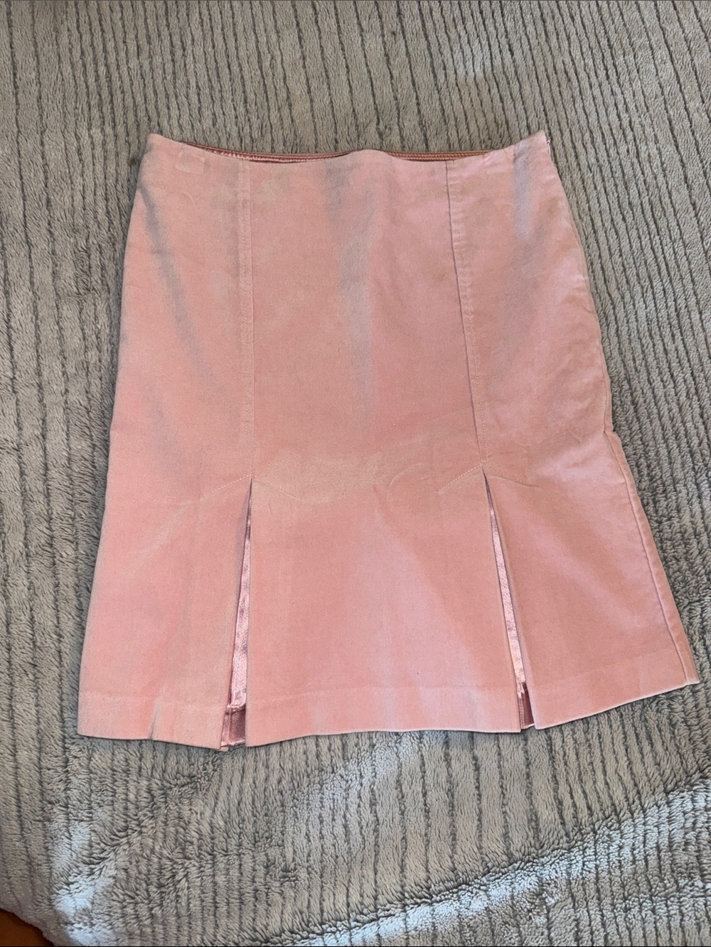 Arden B Light Pink Skirt with Front Slits
